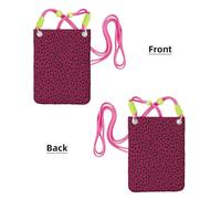 Small Crossbody Purse Cell Phone Wallet Purses Should Bag Crossbody Bag,Love Leopard Leopard Print In Hot Pink,Fuchusia