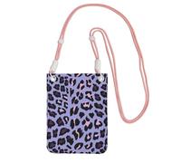 Small Crossbody Purse Cell Phone Wallet Purses Should Bag Crossbody Bag,Pink Purple Leopard,Pink