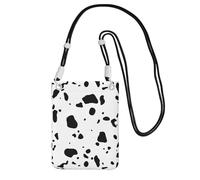 Small Crossbody Purse Cell Phone Wallet Purses Should Bag Crossbody Bag,Skin Dalmatians Dog Spots Animal Animals Wildlife Dalmatian,Black