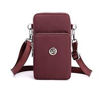 Small Crossbody Wallet Moblie Phone Bag Women Mini Shoulder Purse for iPhone 15 Plus 14 Pro Max Samsung Galaxy S23 Ultra A14 A04s A53 A13 A33 A54 M13 M33 M53 Google Pixel 7 6a OnePlus 11 (Purple)