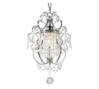 Small Crystal Raindrop Chandelier Light Fixture Decorative Bedroom Corridor Living Room,Pendant Lamp Fixture