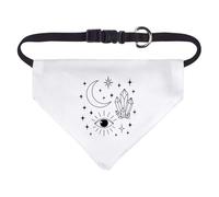 Small 'Crystals,Moon and Eye' Dog/Cat/Pet Bandana (PD00065423)