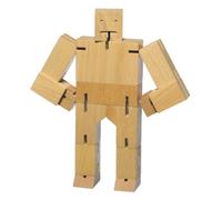 Small Cubebot Wooden Puzzle by Areaware (Natural)