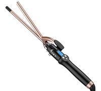 Small Curling Iron 9mm, 3/8 inch Thin Curling Wand for Short Hair, 9mm Long Barrel Ceramic Hair Curling Iron