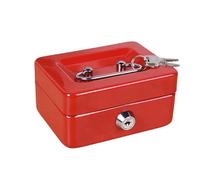 Small | Currency Locker with Key - Lockable Small Money Dump Tin, Mini Money Locker, Money Storage Box for Adults and Children