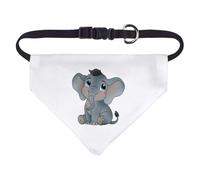 Small 'Cute Baby Elephant' Dog/Cat/Pet Bandana (PD00060897)