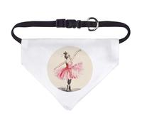 Small 'Cute Ballerina Dancer' Dog/Cat/Pet Bandana (PD00064401)