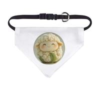 Small 'Cute Cauliflower Sheep' Dog/Cat/Pet Bandana (PD00062419)