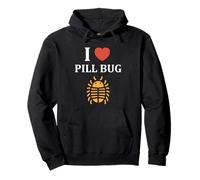 Small cute insect Woodlice minimalist simple i love Pill bug Pullover Hoodie