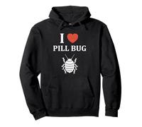 Small cute insect Woodlice minimalist simple i love Pill bug Pullover Hoodie