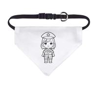 Small 'Cute Police Constable' Dog/Cat/Pet Bandana (PD00058135)