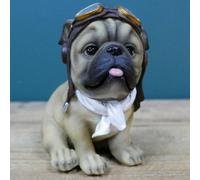 Small Cute Puppy Dog Pug Ornament 'pilot'