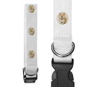 Small 'Cute Shiba Inu Sitting' Dog Collar (PR00060723)