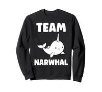 Small cute simple minimalist sea unicorn team Narwhal Sweatshirt