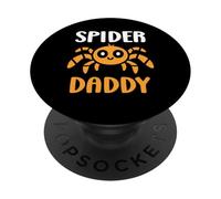 Small cute Spider funny man quote Spider Daddy PopSockets Adhesive PopGrip