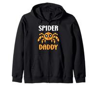 Small cute Spider funny man quote Spider Daddy Zip Hoodie