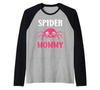 Small Cute Spider mom Funny Woman Quote Spider Mommy Raglan Baseball Tee