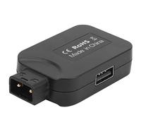 Small D - Tap to USB/DC Power Converter Adapter, D - Tap Battery Adapter with 5V/2.1A USB and 8V/3A DC Output, for V - Lock Camera Battery Powering Monitors and Lights