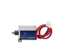 Small DC 5v Electromagnet 12v Powerful Solenoid Coil Stroke 3mm Mini electromagnetic Telescopic Rod Electronic Door Lock(Dc5v5a)