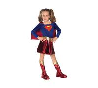 Supergirl Kids Fancy Dress Girl's Superhero Childrens Costume Outfit