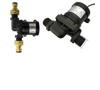 Small DC12V/24V Brushless Motor 1/2’ 900L/H Water Pump Water Heater Shower Booster Pump Warm Air Water Cooling Circulating Pump(24V Wiring,Pump and 16mm)