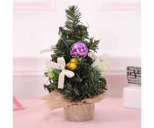 Small Decorated Xmas Tree 16cm Cloth Branches Ornament(9#)
