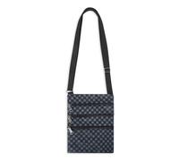 Small Designer Side Bag Messenger Shoulder Travel Work Basic Items Crossbody Passport Pouch Festival Secure Zip Pockets School College Adjustable Straps Mens Womens Unisex Black 17cm(W) x 21cm(L)