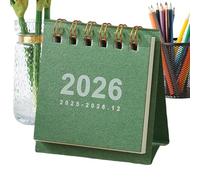 Small Desk Calendar,12 Months Desktop Calendar | Paper Aesthetic Offices Supplies Planning Organizing Yearly Planner for Offices Dorm Family Home School Classroom Kids