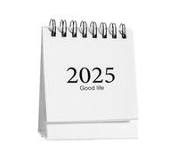 Small Desk Calendar Desktop Calendar 2025 360 Page Turning Desktop Calendar Portable Calendar Simple Calendar Tiny Desk Calendar 2025 Academic Stand Up Calendar For Home School