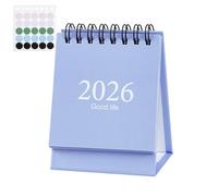 Small Desk Calendar - Jan. 2026 to Jul. 2027 Planner - Standing Desktop Calendar - for Workplace Home Study Workstation Library Counter Meeting Room