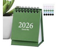 Small Desk Calendar - Planner January 2026 to July 2027 - Free Standing Calendar | For Home Office Dorm Library Counter Meeting Room