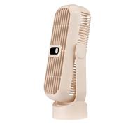 Small Desk Fan - Personal Desk Cooling Fan | Portable Table Fan, Rotary Table Silent Bed Table, Rechargeable Electric Cooling Device