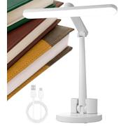 Small Desk Lamp | Adjustable Foldable Eye-Caring | LED Desk Light | Reading Lights for Bedside Bedroom Home School Reading Studying Working Writing Vanity Dressing Table