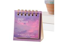 Small Desk Planner - Compact Year Planner, Flipchart Notebook, Decorative Time Manager | Durable Hardware for Executive Workshop Garage Planning Maintenance Gear so