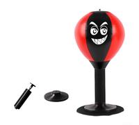 Small Desktop Boxing Set 18x37cm Quick Stress for buster Small | Soft PU leather for surface, safe for all ages, 18cm ball size, for durable stitching, knock-out fun