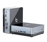 Small Desktop Computer Intel N5095A Quad-Core(Beat N5105) Up to 2.9Ghz, Micro PC 4GB RAM 128GB PCIe SSD, Tiny PC Supports 4K Dual Display, WiFi, BT, RJ45, USB, VESA for Home Office School