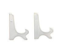 Small Desktop Display Bracket Epoxy Resin Mold Dinner Plate Storage Holder Tray Rack Silicone Mold Resin Molds Jewelry