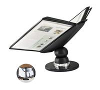 Small Desktop Document Holder - File Organizer for Desk 20 Display Pockets Adjustable Desk Reference Organiz