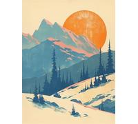 Small Diamond Art Winter 26x31 inch Diamond Painting Landscape Arts and Crafts for Adults, 2025 New DIY Full Drill Crystal Embroidery Cross Stitch Gem Painting by Numbers Canvas Craft Pictures z328-t