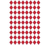 Small Diamond Shaped Vinyl Wall Stickers, Decal, Transfer. Window, Mirror, Car, Cardmaking, Scrapbooking, Crafting. Playing Cards (272 x 1.5cm Stickers, Black)