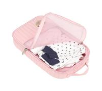 Small Diaper Bag Toiletry Quilted Cartoon Bear Storage Tote | Portable Diaper Organizer for Travel Camping Home Apartment Outdoor Commuting Hiking Daily Hospital Daycare