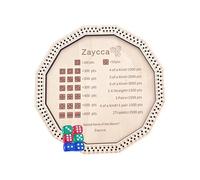 Small Dice Tray - Table Cable Board | Game Party Accessory This Wooden Tray Ensures Fair Dice Rolls Classic Wood Portable for Family Party
