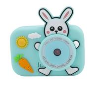 Small Digital Camera, 1080P Cartoon Dual Lens Camera Auto Focus with 2 Inch Screen, Portable Selfie Camera Support Music Games for Teens Adult Beginner (Green)