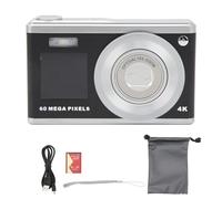 Small Digital Camera, 750mAh Vlogging Camera, Auto Focus Digital Camera with 10X Optical Zoom and Built in Fill Light for Outdoor (Black)