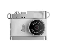 Small Digital Camera, Compact Lightweight, 180mAh, Pocket Vlogging Camera, Compact Digital Camcorder, Adjustable LED Illumination, For Travel, Teens, Adults