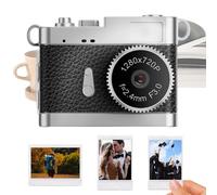 Small Digital Camera - Vintage Photography Tool, Adjustable Led Brightness with Compact Camera, 0.96in Ips Color Screen for Video Recording, Photo Capture Travel Use for Adults Teens Beginners