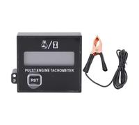 Small Digital Engine Tachometer: Inductive Chainsaw Tacho Gauge Rpm Meter for Motorcycle Kart Atv Yacht, Water Proof Design
