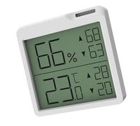 Small Digital Temperature Humidity Monitor High Accuracy ABS Housing Compact Design For Baby Room Pet Space Indoor Use High Precisions Temperature Humidity Monitor