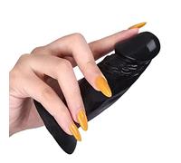 Small Dildo 3.94 Inch Small Anal Plug Anal Training Realistic Mini Dildo for Beginner Dildo Anal Small Sex Toys for Women Men Adult Sex Play Black