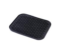 Small Dish Drying Mat, Silicone Dish Mats for Kitchen Countertop, 11.5"x9.1", for Rack Over the Sink, Pots, Pans, Glassware, Silverware, Stemware, Car Center Cap, Dishwasher safe, Reusable